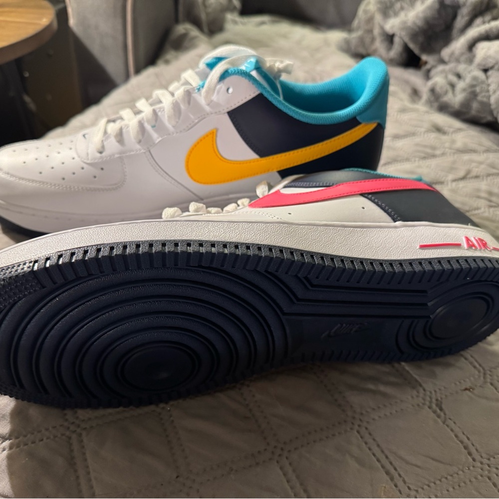 Nike Air Force 1 Multicolor Men's Shoes NIB - Picture 3 of 5